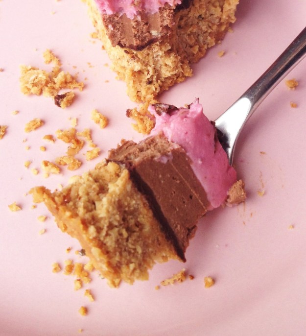 vegan raspberry chocolate pie3