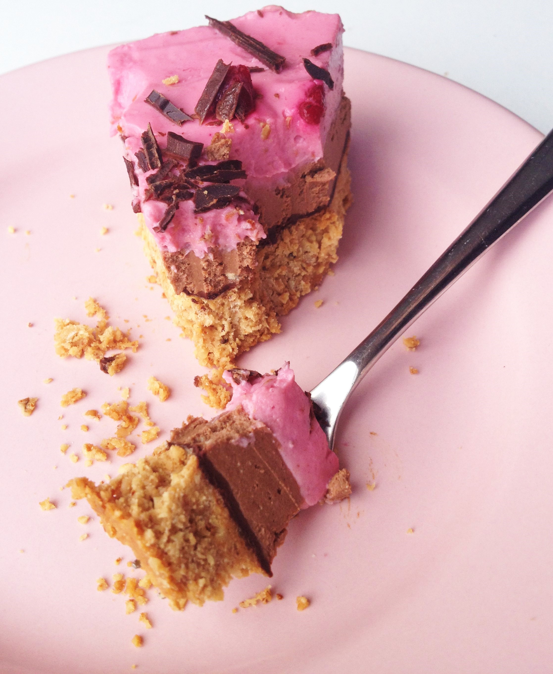 vegan raspberry chocolate pie4