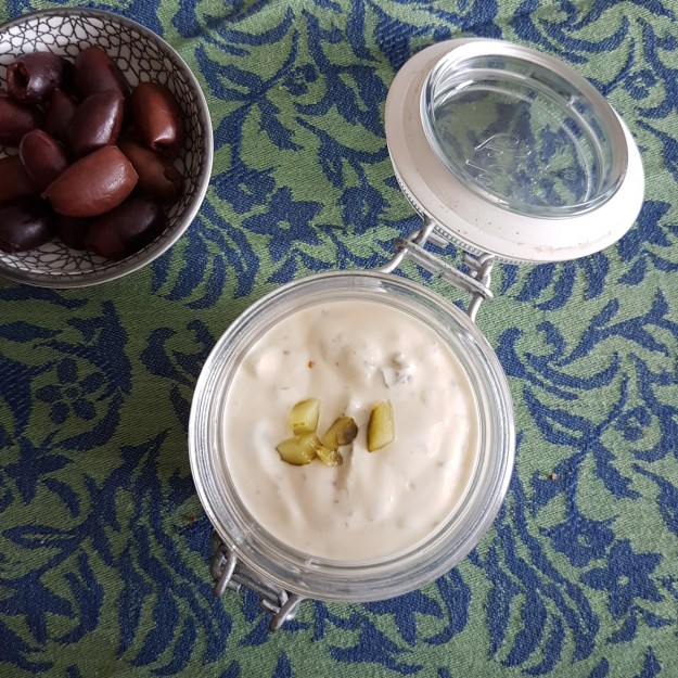 beer battered cod loin with lemon aioli remoulade