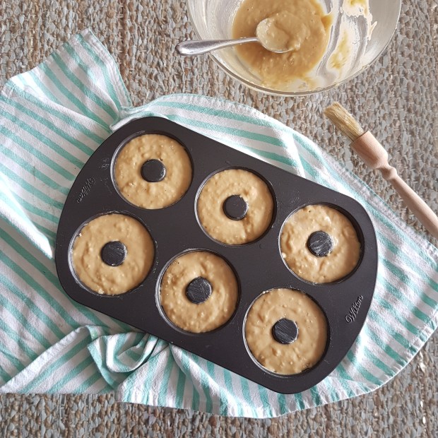 brown butter vanilla donuts with chocolate frosting