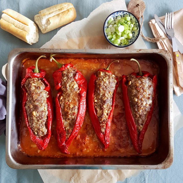 mediterranean stuffed peppers