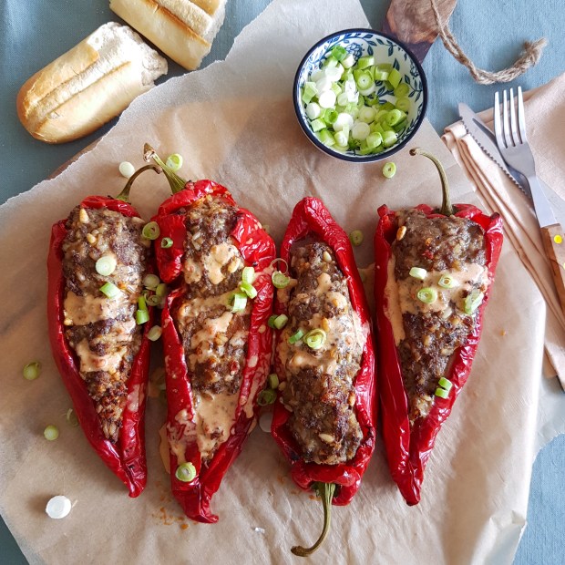 mediterranean stuffed peppers
