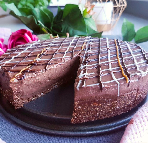 vegan chocolate mocha pie