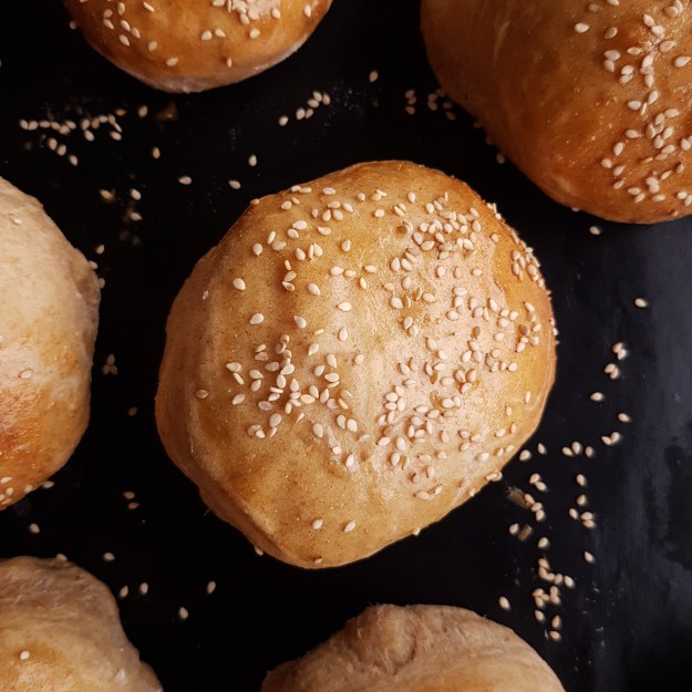 pepper honey hamburger buns