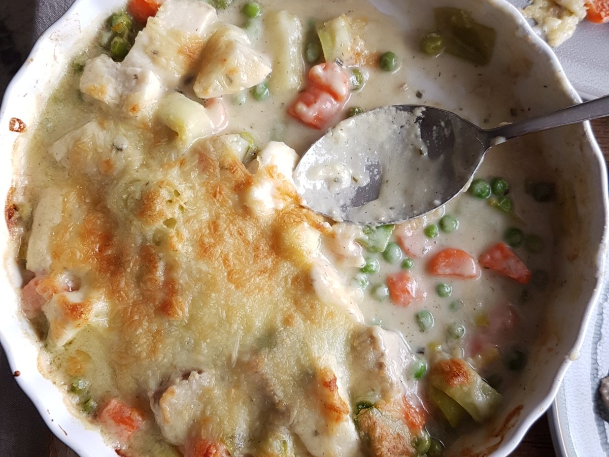 Creamy Seafood and Gnocchi&nbsp;Bake