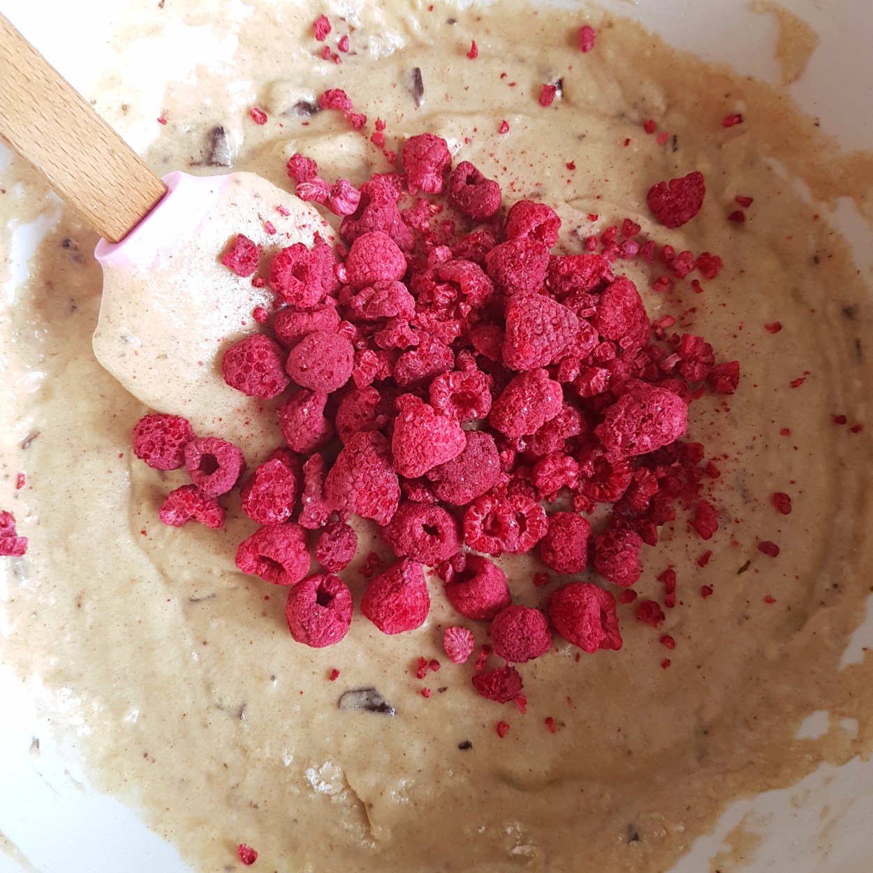 Raspberry Chocolate Chunk Banana Bread | TCS